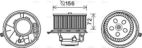 Ava Quality Cooling RT8581 - Salona ventilators autodraugiem.lv