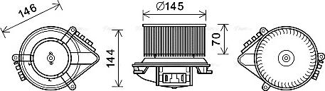 Ava Quality Cooling RT8621 - Salona ventilators autodraugiem.lv