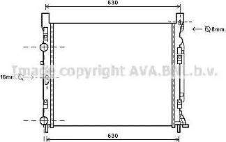 Ava Quality Cooling RT 2470 - Radiators, Motora dzesēšanas sistēma autodraugiem.lv