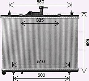 Ava Quality Cooling RT2650 - Radiators, Motora dzesēšanas sistēma autodraugiem.lv