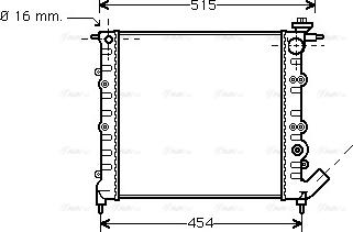 Ava Quality Cooling RT 2041 - Radiators, Motora dzesēšanas sistēma autodraugiem.lv