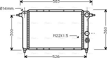 Ava Quality Cooling RT 2065 - Radiators, Motora dzesēšanas sistēma autodraugiem.lv