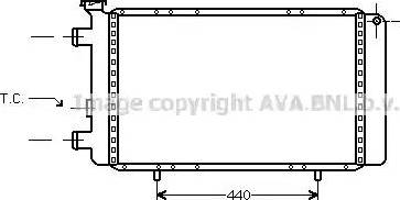 Ava Quality Cooling RT 2066 - Radiators, Motora dzesēšanas sistēma autodraugiem.lv