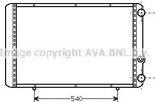 Ava Quality Cooling RT 2155 - Radiators, Motora dzesēšanas sistēma autodraugiem.lv