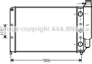 Ava Quality Cooling RT 2105 - Radiators, Motora dzesēšanas sistēma autodraugiem.lv