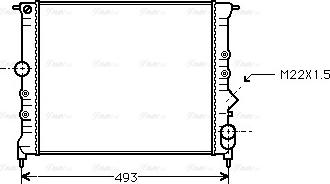 Ava Quality Cooling RT 2119 - Radiators, Motora dzesēšanas sistēma autodraugiem.lv