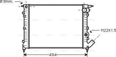 Ava Quality Cooling RT 2132 - Radiators, Motora dzesēšanas sistēma autodraugiem.lv