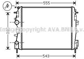 Ava Quality Cooling RT 2399 - Radiators, Motora dzesēšanas sistēma autodraugiem.lv