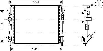 Ava Quality Cooling RT 2309 - Radiators, Motora dzesēšanas sistēma autodraugiem.lv