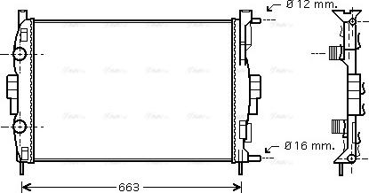 Ava Quality Cooling RT 2307 - Radiators, Motora dzesēšanas sistēma autodraugiem.lv