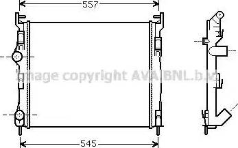 Ava Quality Cooling RT 2326 - Radiators, Motora dzesēšanas sistēma autodraugiem.lv