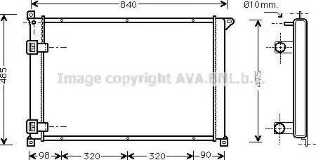 Ava Quality Cooling RT 2257 - Radiators, Motora dzesēšanas sistēma autodraugiem.lv