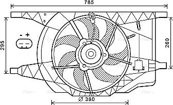 Ava Quality Cooling RT 7546 - Ventilators, Motora dzesēšanas sistēma autodraugiem.lv