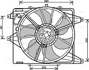 Ava Quality Cooling RT 7541 - Ventilators, Motora dzesēšanas sistēma autodraugiem.lv