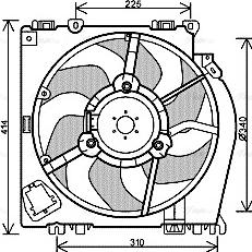 Ava Quality Cooling RT 7542 - Ventilators, Motora dzesēšanas sistēma autodraugiem.lv