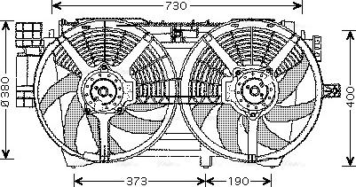 Ava Quality Cooling RT 7530 - Ventilators, Motora dzesēšanas sistēma autodraugiem.lv