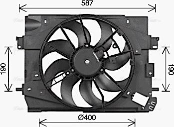 Ava Quality Cooling RT7662 - Ventilators, Motora dzesēšanas sistēma autodraugiem.lv