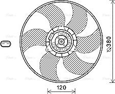 Ava Quality Cooling RT7604 - Ventilators, Motora dzesēšanas sistēma autodraugiem.lv