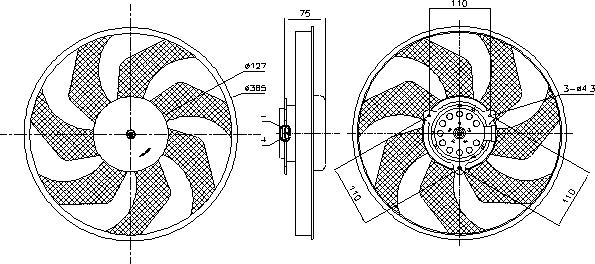 Ava Quality Cooling RT7686 - Ventilators, Motora dzesēšanas sistēma autodraugiem.lv