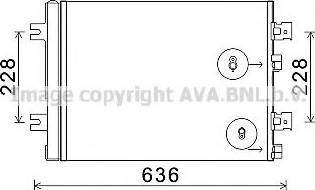 Ava Quality Cooling RTA5467 - Kondensators, Gaisa kond. sistēma autodraugiem.lv