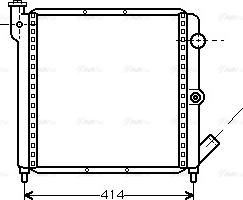 Ava Quality Cooling RTA2063 - Radiators, Motora dzesēšanas sistēma autodraugiem.lv