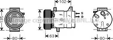 Ava Quality Cooling RT K440 - Kompresors, Gaisa kond. sistēma autodraugiem.lv