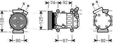 Ava Quality Cooling RTAK452 - Kompresors, Gaisa kond. sistēma autodraugiem.lv
