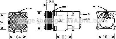 Ava Quality Cooling RT K402 - Kompresors, Gaisa kond. sistēma autodraugiem.lv