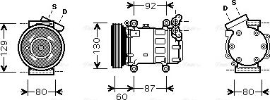 Ava Quality Cooling RTAK080 - Kompresors, Gaisa kond. sistēma autodraugiem.lv