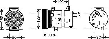 Ava Quality Cooling RTAK367 - Kompresors, Gaisa kond. sistēma autodraugiem.lv