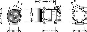 Ava Quality Cooling RT K452 - Kompresors, Gaisa kond. sistēma autodraugiem.lv