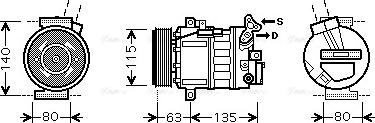 Ava Quality Cooling RTK486 - Kompresors, Gaisa kond. sistēma autodraugiem.lv