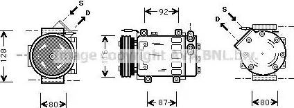 Ava Quality Cooling RT K079 - Kompresors, Gaisa kond. sistēma autodraugiem.lv