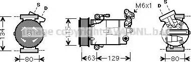 Ava Quality Cooling RT K384 - Kompresors, Gaisa kond. sistēma autodraugiem.lv