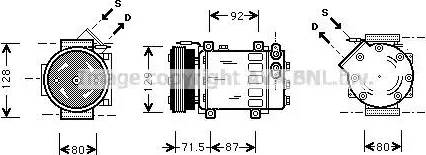 Ava Quality Cooling RT K281 - Kompresors, Gaisa kond. sistēma autodraugiem.lv