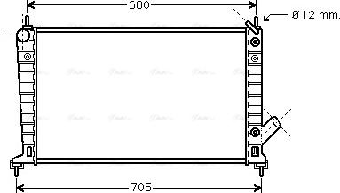 Ava Quality Cooling SB 2036 - Radiators, Motora dzesēšanas sistēma autodraugiem.lv