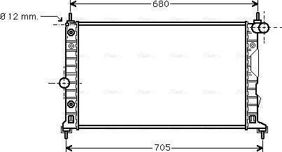 Ava Quality Cooling SB 2037 - Radiators, Motora dzesēšanas sistēma autodraugiem.lv