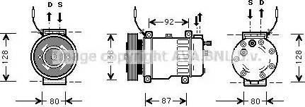 Ava Quality Cooling SB K052 - Kompresors, Gaisa kond. sistēma autodraugiem.lv