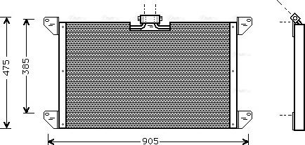 Ava Quality Cooling SC 5009 - Kondensators, Gaisa kond. sistēma autodraugiem.lv