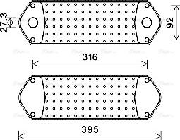 Ava Quality Cooling SC3044 - Eļļas radiators, Motoreļļa autodraugiem.lv