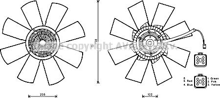 Ava Quality Cooling SCC042 - Ventilators, Motora dzesēšanas sistēma autodraugiem.lv