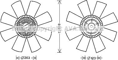 Ava Quality Cooling SCC037 - Ventilators, Motora dzesēšanas sistēma autodraugiem.lv