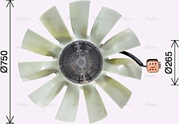 Ava Quality Cooling SCF069 - Ventilators, Motora dzesēšanas sistēma autodraugiem.lv