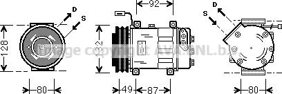 Ava Quality Cooling SCK026 - Kompresors, Gaisa kond. sistēma autodraugiem.lv