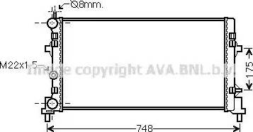 Ava Quality Cooling ST2041 - Radiators, Motora dzesēšanas sistēma autodraugiem.lv