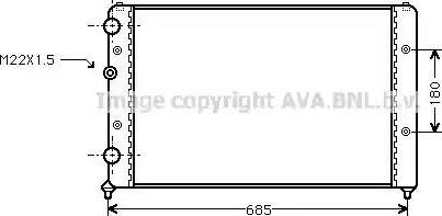 Ava Quality Cooling ST 2031 - Radiators, Motora dzesēšanas sistēma autodraugiem.lv