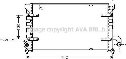 Ava Quality Cooling ST 2028 - Radiators, Motora dzesēšanas sistēma autodraugiem.lv