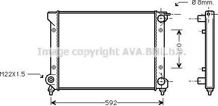 Ava Quality Cooling ST 2027 - Radiators, Motora dzesēšanas sistēma autodraugiem.lv