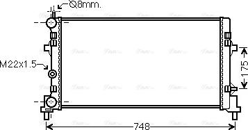 Ava Quality Cooling STA2041 - Radiators, Motora dzesēšanas sistēma autodraugiem.lv