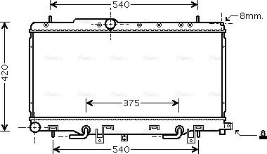 Ava Quality Cooling SU 2056 - Radiators, Motora dzesēšanas sistēma autodraugiem.lv